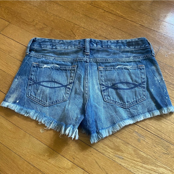 Abercrombie and Fitch Distressed Jean Shorts - Picture 4 of 11